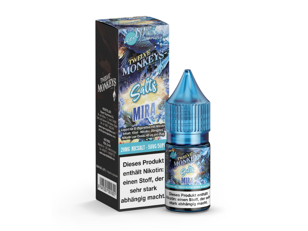 Twelve Monkeys - Iced - Nikotinsalz Liquid - Mira