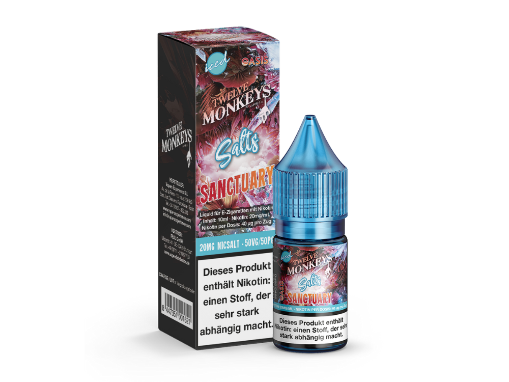 Twelve Monkeys - Iced - Nikotinsalz Liquid - Sanctuary