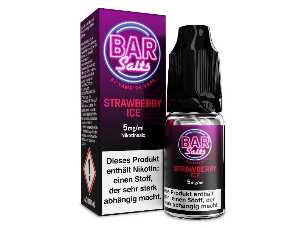 Vampire Vape - Bar Salts - Nikotinsalz Liquid - Strawberry Ice