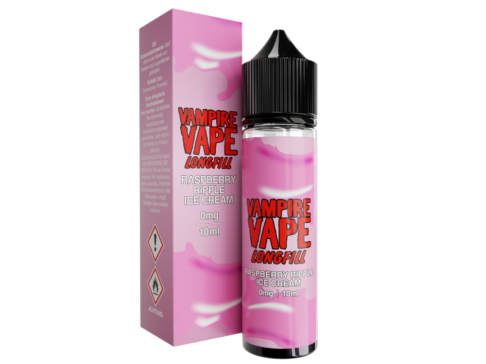 Vampire Vape - Dessert Collection - Aroma 10 ml - Raspberry Ripple Ice Cream