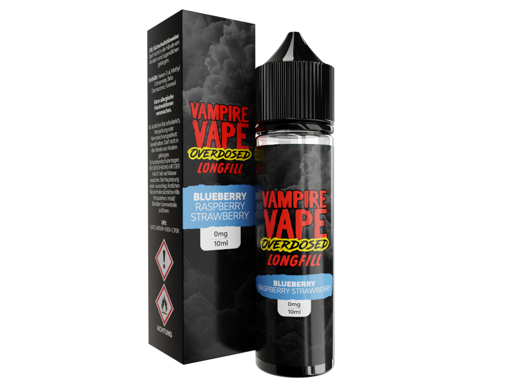 Vampire Vape - Overdosed - Aroma 10 ml - Blueberry Raspberry Strawberry