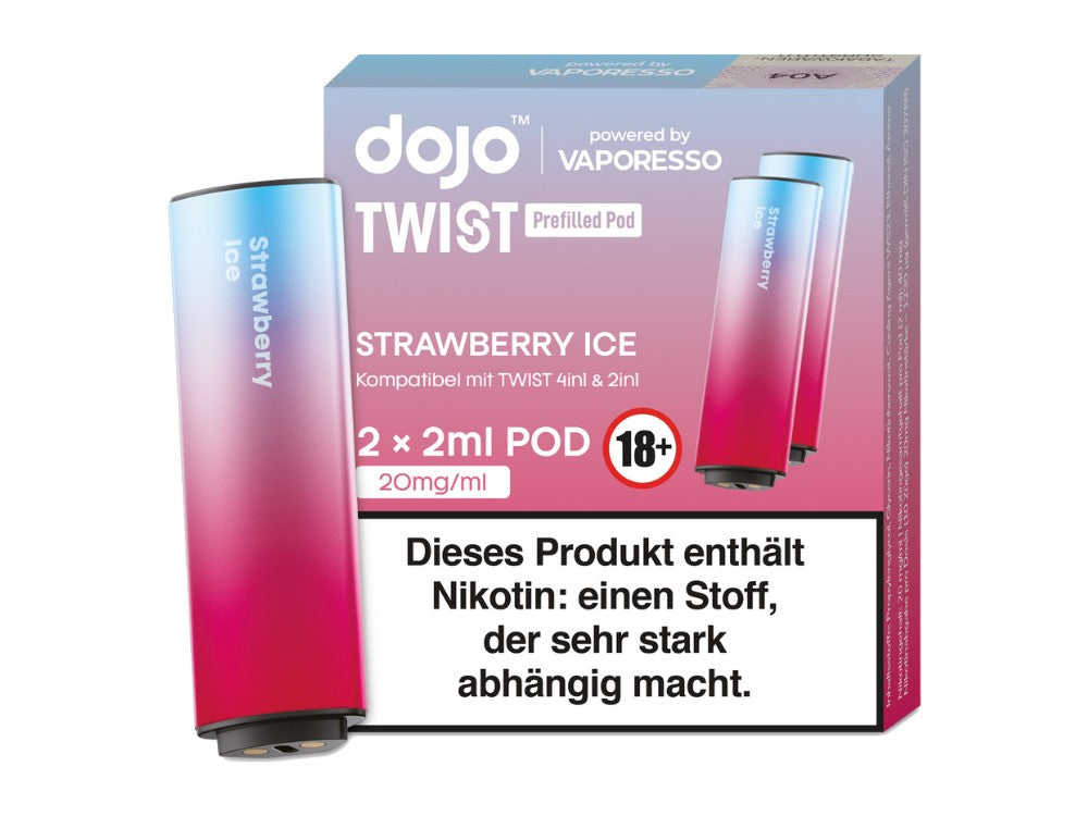 Vaporesso - Dojo - Twist Pod 20 mg/ml (2 Stück pro Packung) - Blueberry Cherry Cranberry