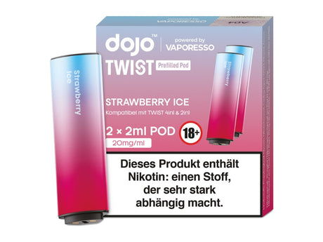 Vaporesso - Dojo - Twist Pod 20 mg/ml (2 Stück pro Packung) - Blueberry Cherry Cranberry