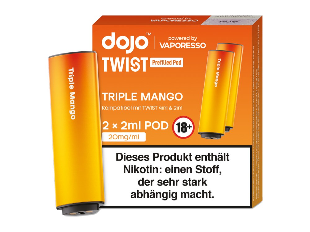 Vaporesso - Dojo - Twist Pod 20 mg/ml (2 Stück pro Packung) - Blueberry Cherry Cranberry