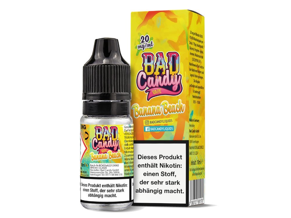 Bad Candy Liquids - Banana Beach - Nikotinsalz Liquid - BAD CANDY LIQUIDS