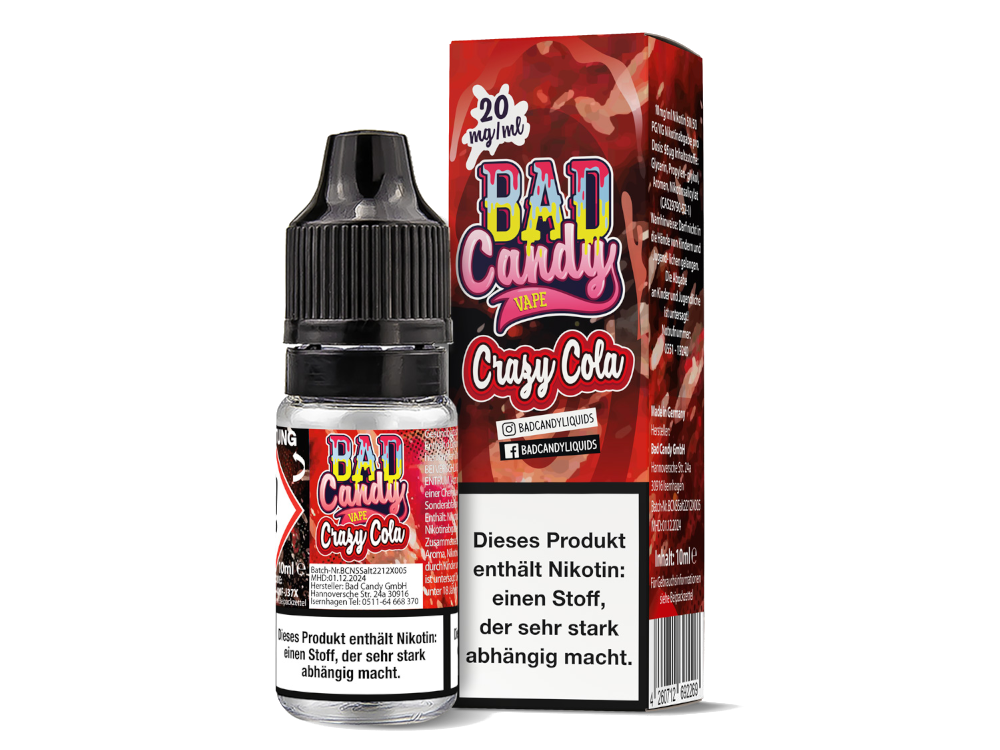 Bad Candy Liquids - Crazy Cola - Nikotinsalz Liquid