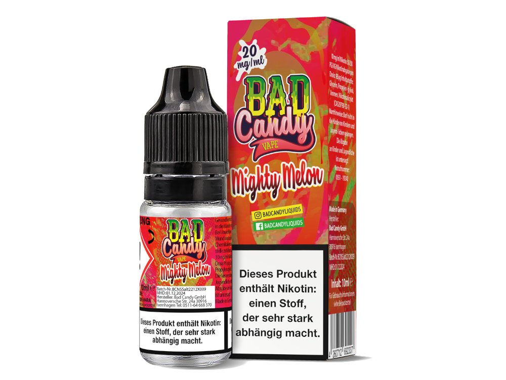 Bad Candy Liquids - Mighty Melon - Nikotinsalz Liquid