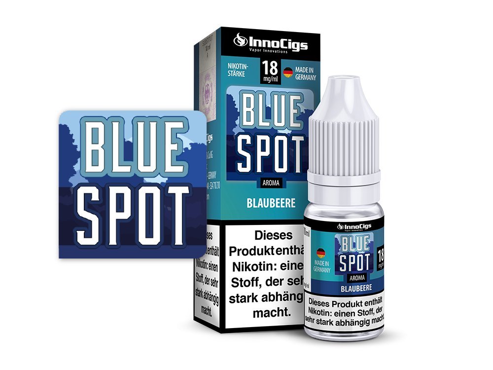 Blue Spot Blaubeeren Aroma - Liquid für E - Zigaretten - INNOCIGS LIQUID