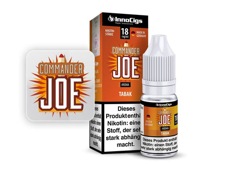 Commander Joe Tabak Aroma - Liquid für E - Zigaretten - INNOCIGS LIQUID