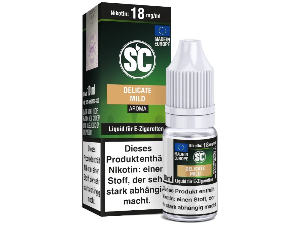 Delicate Mild Tabak E - Zigaretten Liquid - SC LIQUID