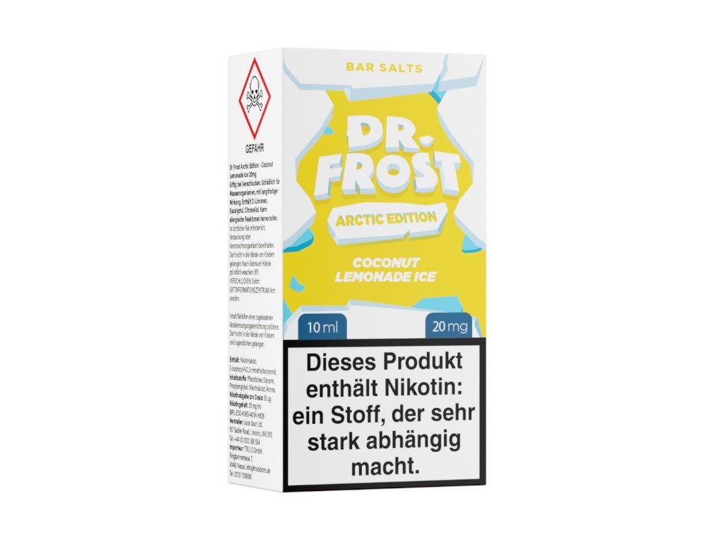 Dr. Frost - Arctic Edition - Nikotinsalz Liquid - Coconut Lemonade Ice - DR. FROST