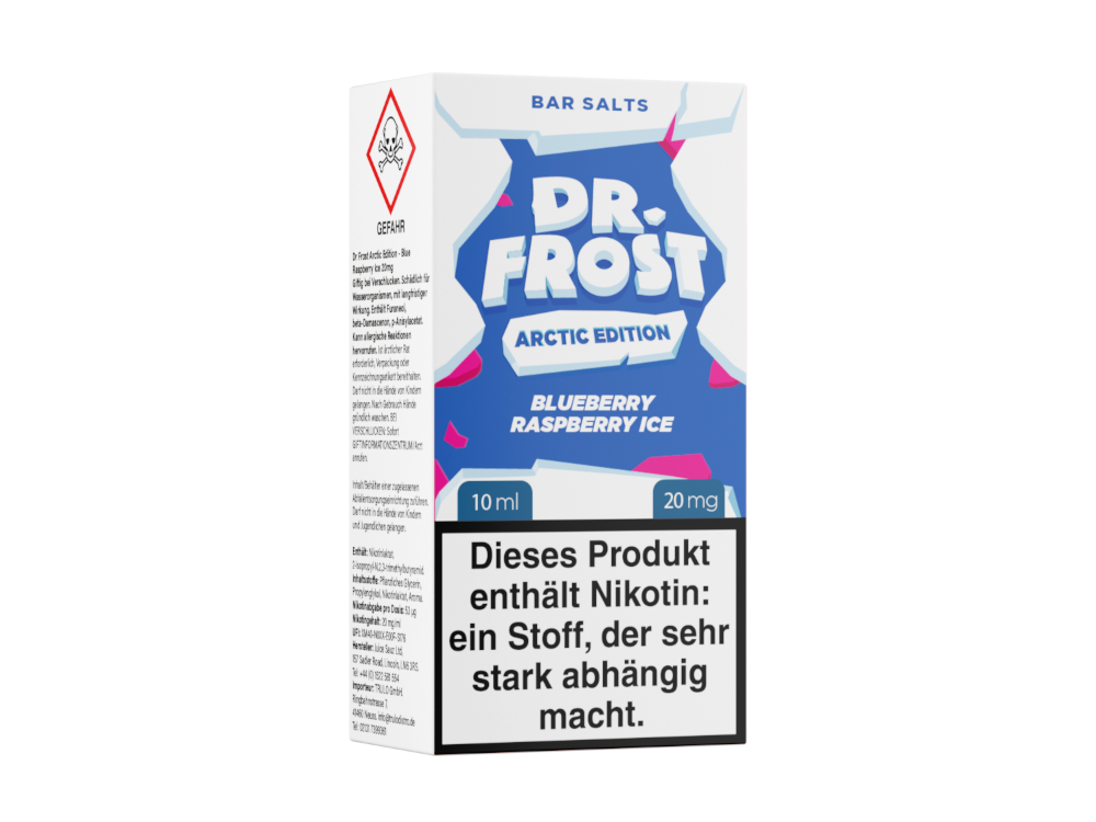 Dr. Frost - Arctic Edition - Nikotinsalz Liquid - Blueberry Raspberry Ice