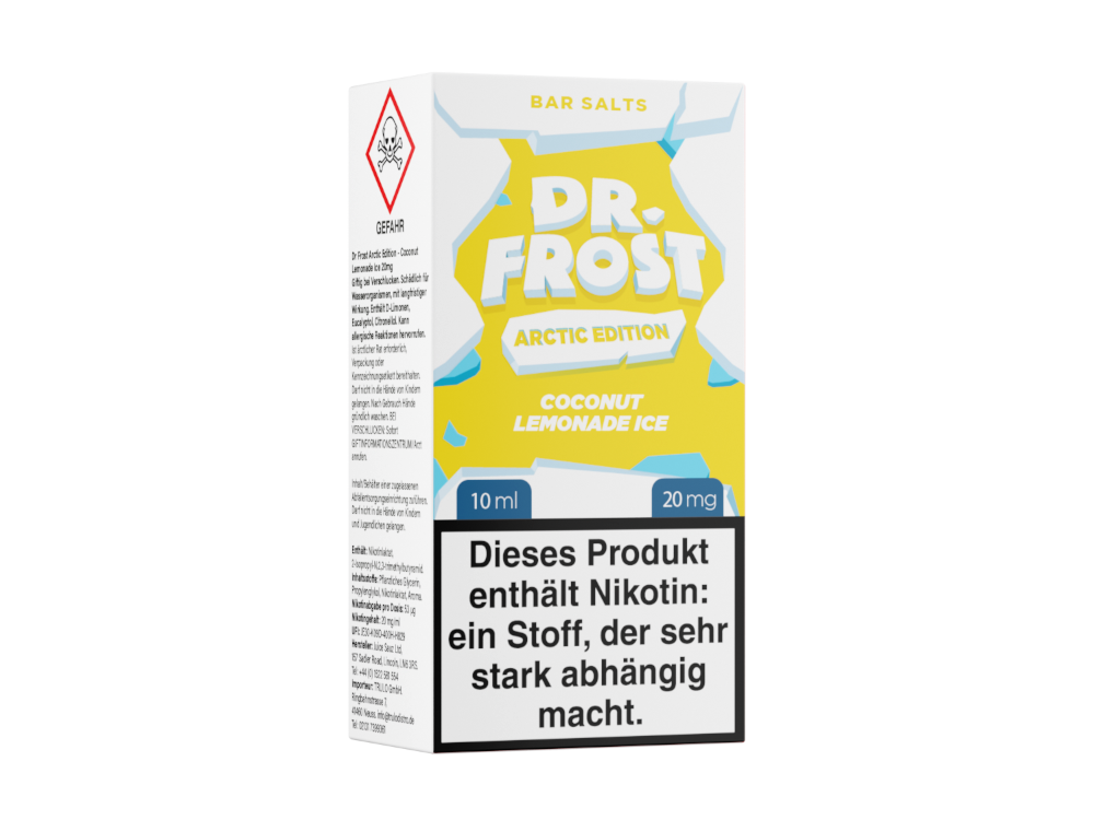 Dr. Frost - Arctic Edition - Nikotinsalz Liquid - Coconut Lemonade Ice