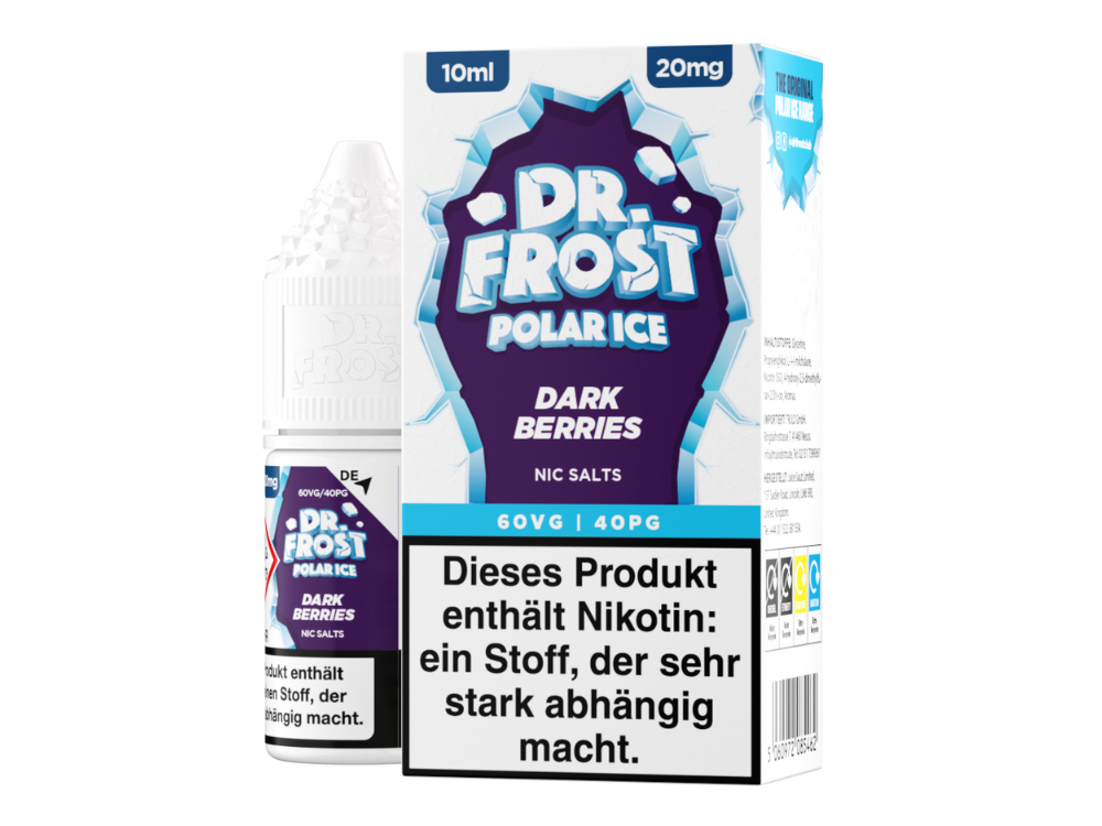 Dr. Frost - Ice Cold - Nikotinsalz Liquid - Dark Berries