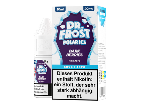 Dr. Frost - Ice Cold - Nikotinsalz Liquid - Dark Berries