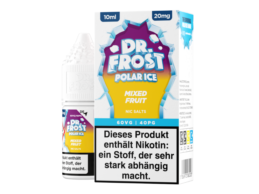 Dr. Frost - Ice Cold - Nikotinsalz Liquid - Mixed Fruit