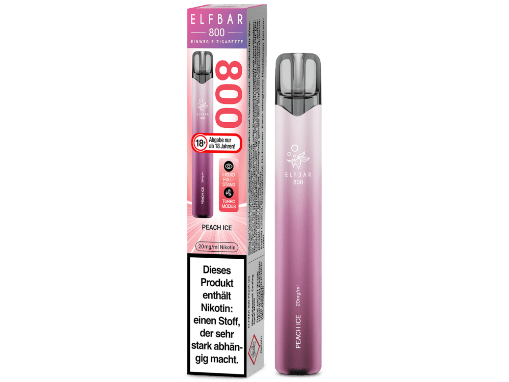 Elfbar 800 Einweg E-Zigarette - Apple Peach - ELFBAR