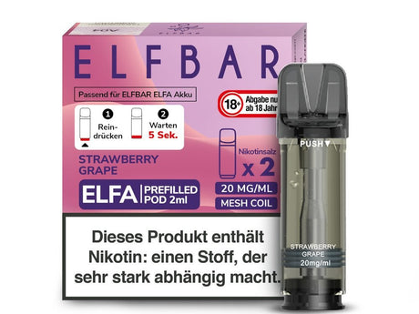 Elfbar Elfa Pod 20mg/ml (2 Stück) - Blueberry - ELFBAR