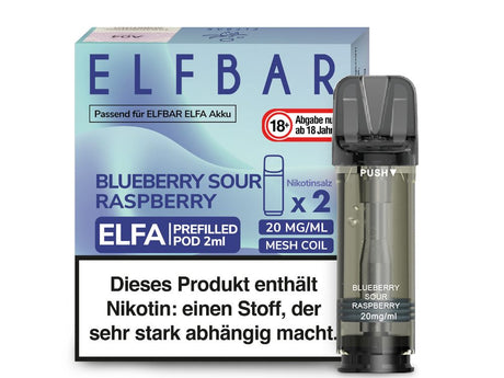 Elfbar Elfa Pod 20mg/ml (2 Stück) - Blueberry