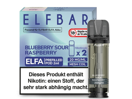 Elfbar Elfa Pod 20mg/ml (2 Stück) - Blueberry