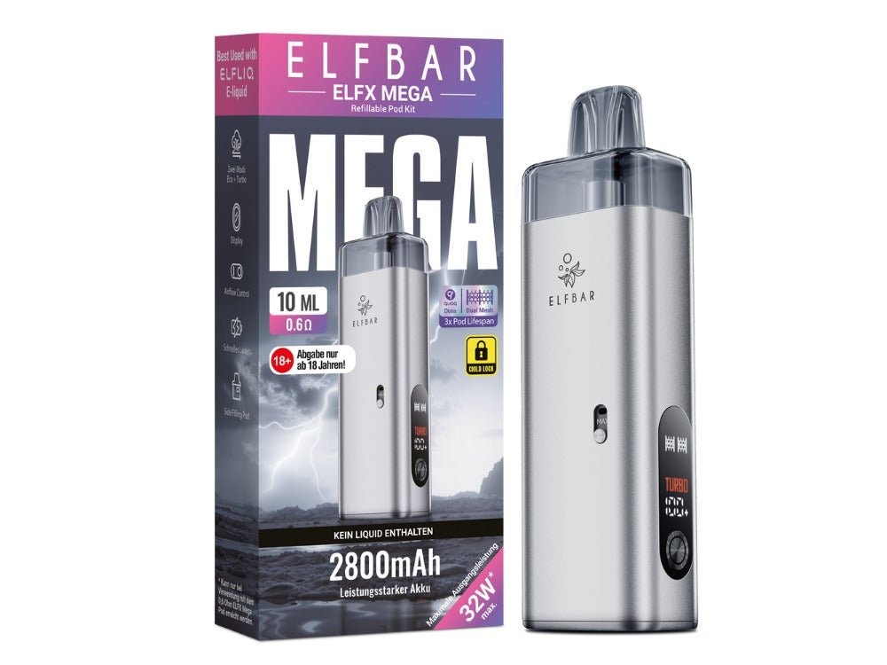 Elfbar - Elfx Mega E - Zigaretten Set - ELFBAR