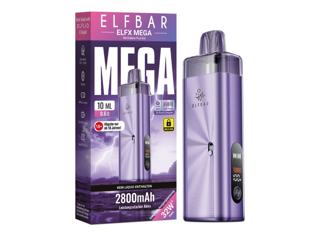 Elfbar - Elfx Mega E - Zigaretten Set - ELFBAR