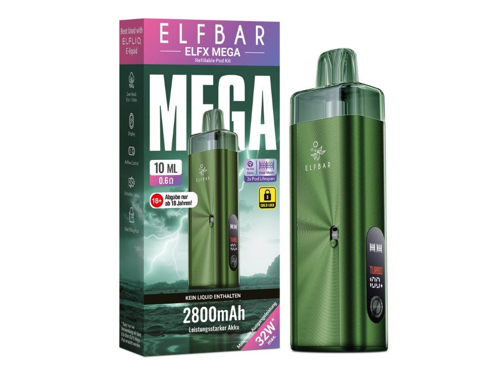 Elfbar - Elfx Mega E - Zigaretten Set - ELFBAR