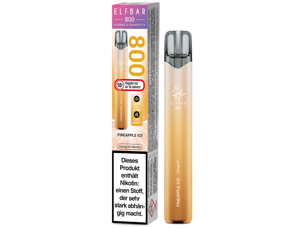 Elfbar 800 Einweg E-Zigarette - Apple Peach