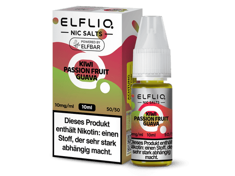 ELFLIQ - Kiwi Passion Fruit Guava - Nikotinsalz Liquid - ELFLIQ