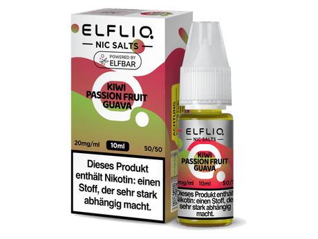 ELFLIQ - Kiwi Passion Fruit Guava - Nikotinsalz Liquid - ELFLIQ