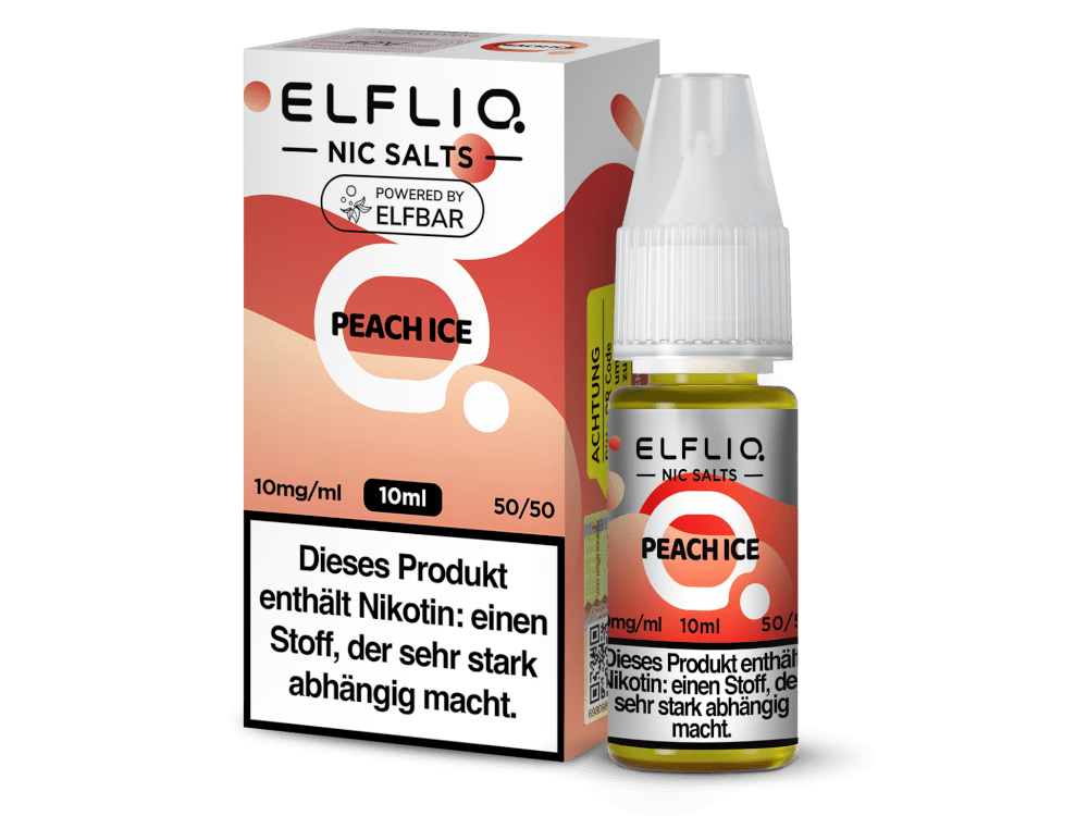 ELFLIQ - Peach Ice - Nikotinsalz Liquid - ELFLIQ