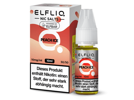 ELFLIQ - Peach Ice - Nikotinsalz Liquid - ELFLIQ