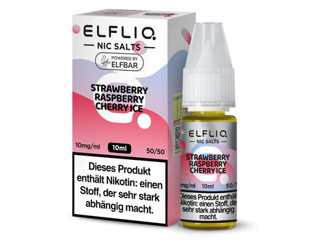 ELFLIQ - Strawberry Raspberry Cherry Ice - Nikotinsalz Liquid - ELFLIQ