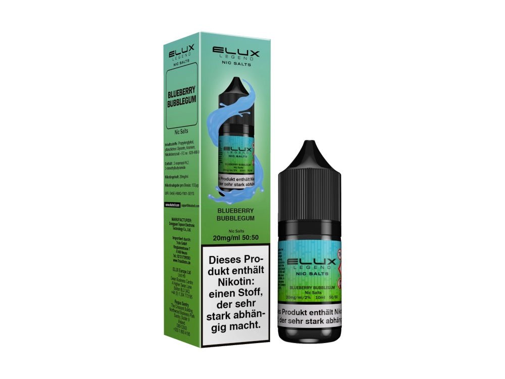 Elux - Nikotinsalz Liquid - Blueberry Bubblegum - ELUX