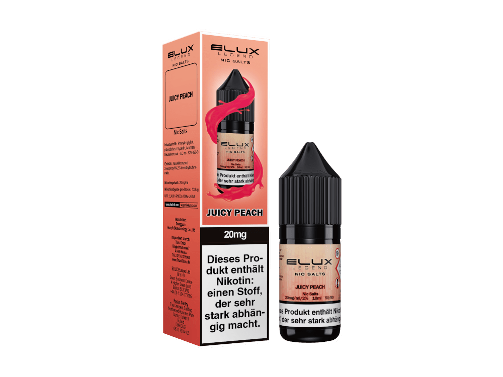 Elux - Nikotinsalz Liquid - Juicy Peach - ELUX
