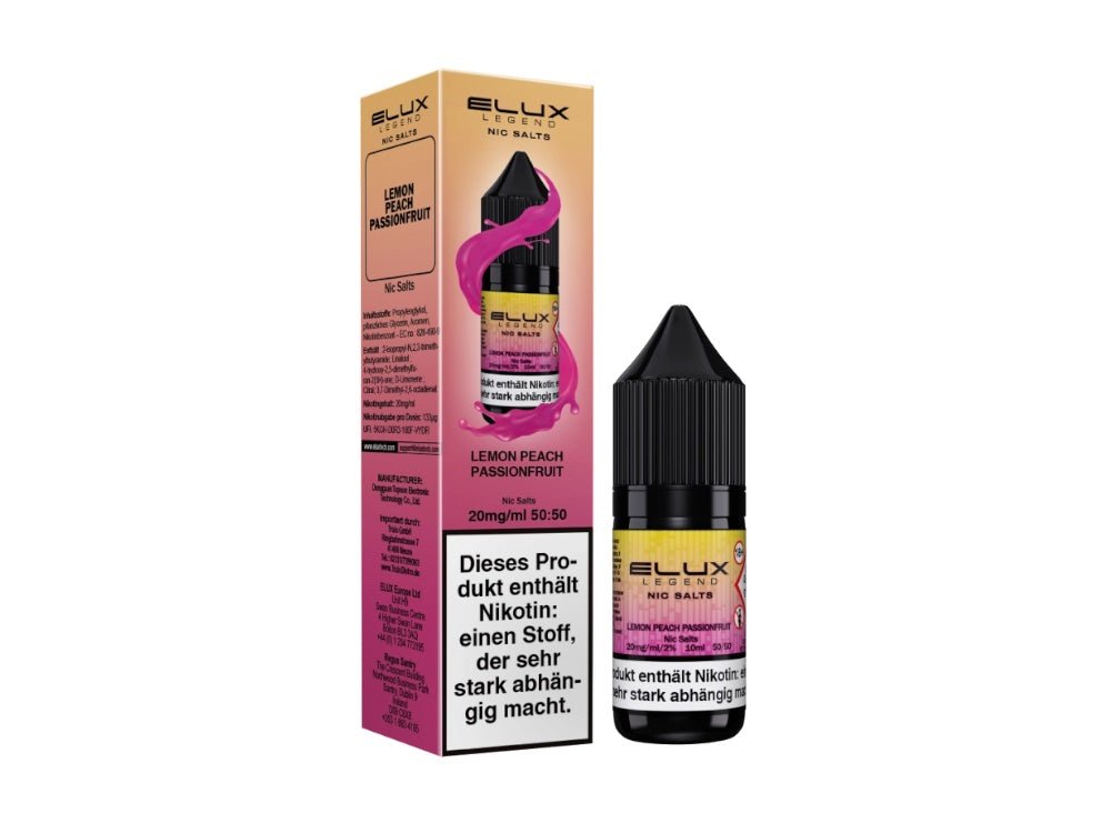 Elux - Nikotinsalz Liquid - Lemon Peach Passion - ELUX