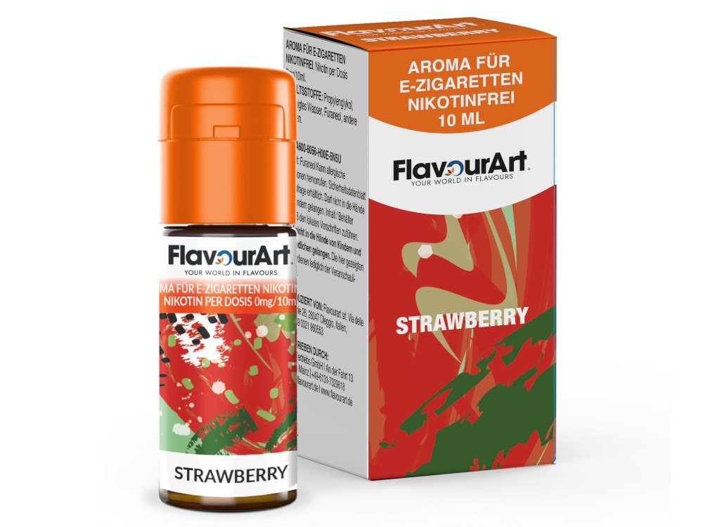 FlavourArt - Aromen 10 ml - Strawberry - FLAVOURART