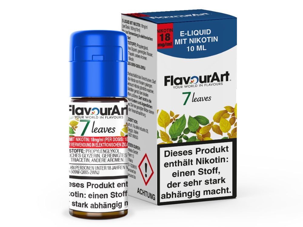 FlavourArt - E - Zigaretten Liquid - 7 Leaves - FLAVOURART