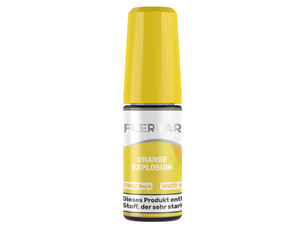 Flerbar Liquid - Nikotinsalz Liquid - Orange Explosion