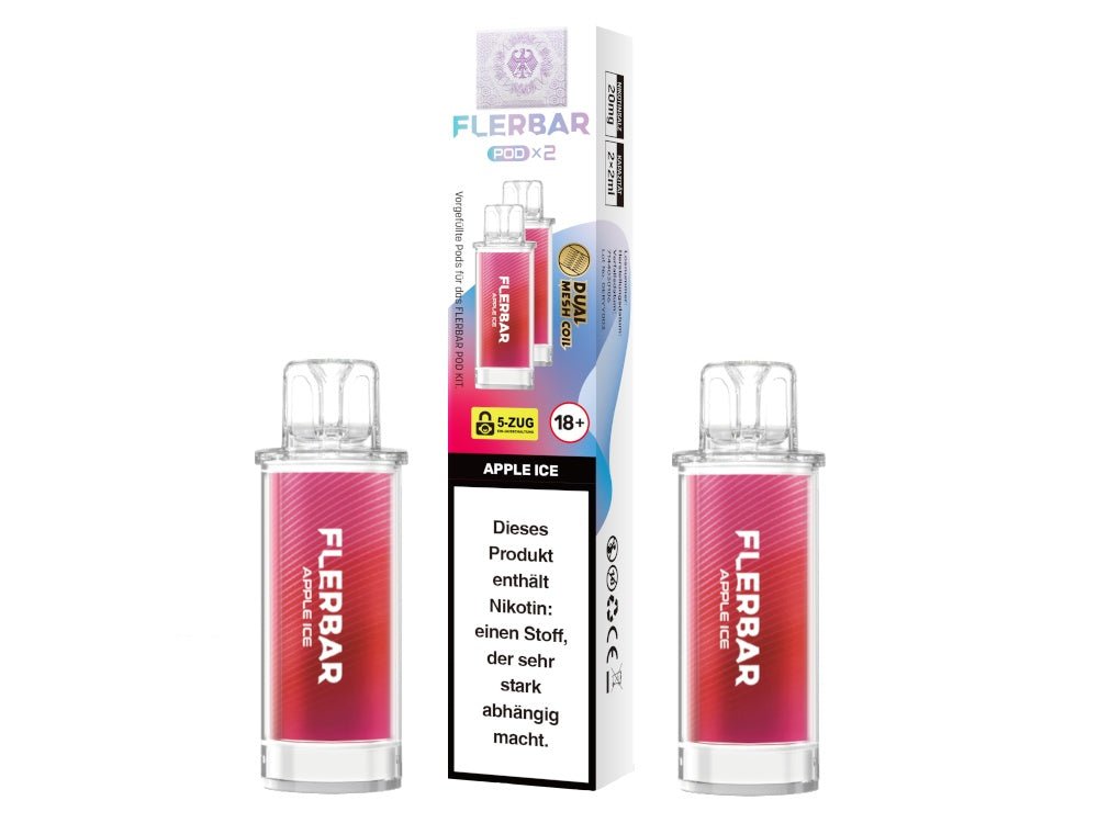 Flerbar - POD (2 Stück pro Packung) - Apple Ice - FLERBAR
