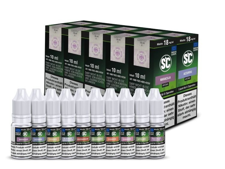 Fruit Probierbox E - Zigaretten Liquid - SC LIQUID