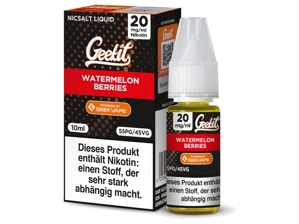 GEEKVAPE - Geekit - Nikotinsalz Liquid - Watermelon Berries