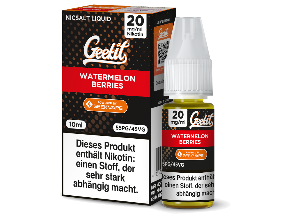 GEEKVAPE - Geekit - Nikotinsalz Liquid - Watermelon Berries