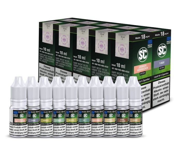 Gourmet Probierbox E - Zigaretten Liquid - SC LIQUID