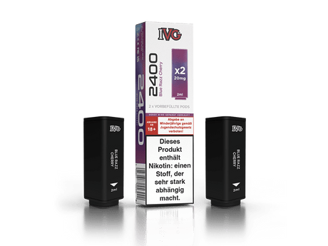 IVG - 2400 Pod 20mg/ml (2 Stück pro Packung) - Blue Razz Cherry - I VG