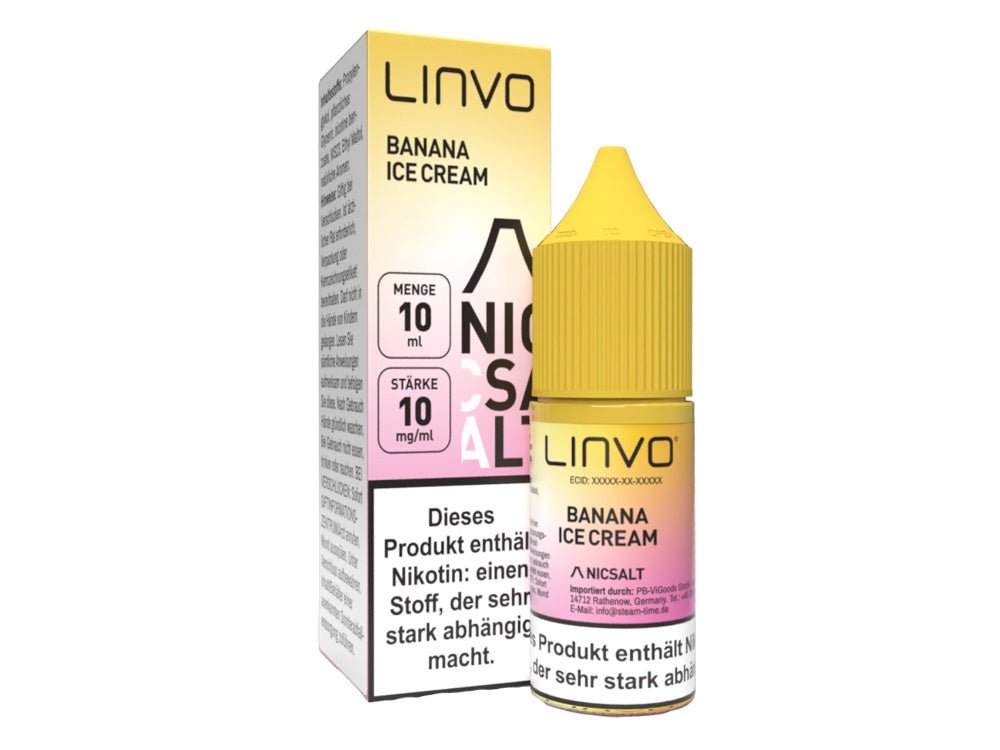 Linvo - Nikotinsalz Liquid - Banana Ice Cream - LINVO