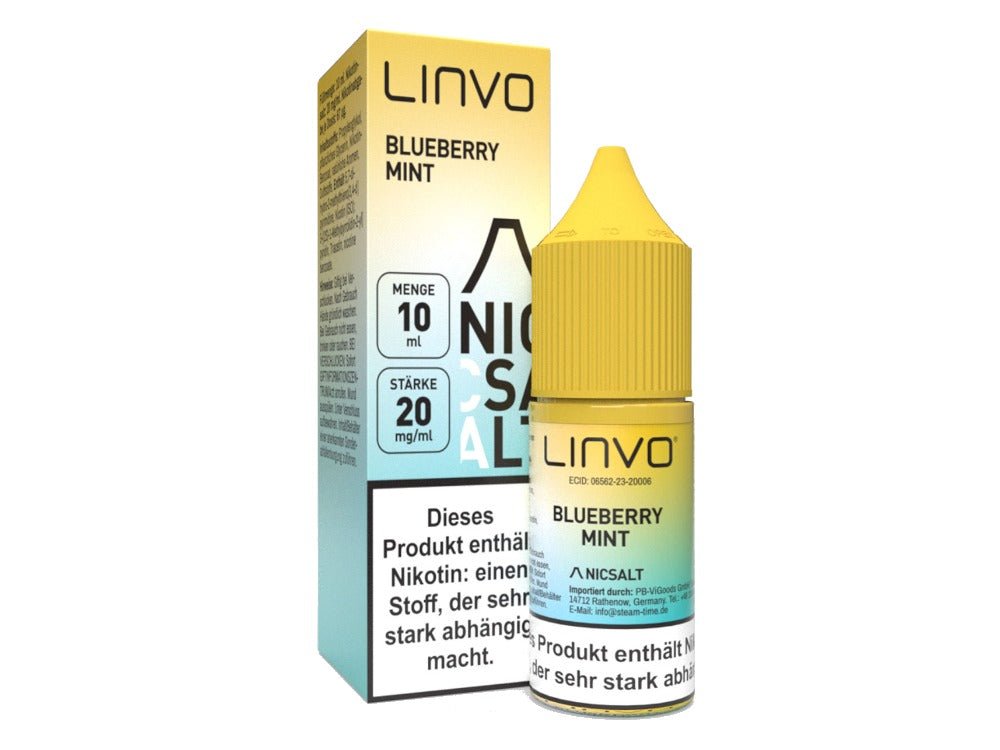 Linvo - Nikotinsalz Liquid - Blueberry Mint - LINVO