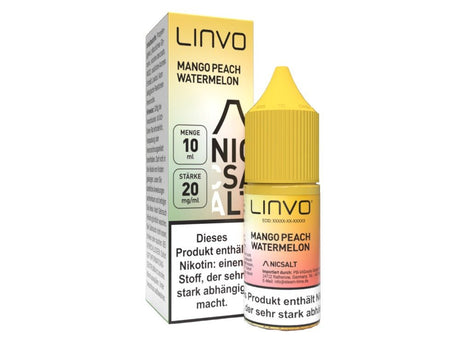 Linvo - Nikotinsalz Liquid - Mango Peach Watermelon - LINVO