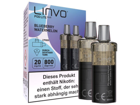 Linvo - Pod Lite Plus Cartridge 20 mg/ml (2 Stück pro Packung) - Apple Peach - LINVO