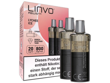 Linvo - Pod Lite Plus Cartridge 20 mg/ml (2 Stück pro Packung) - Apple Peach - LINVO